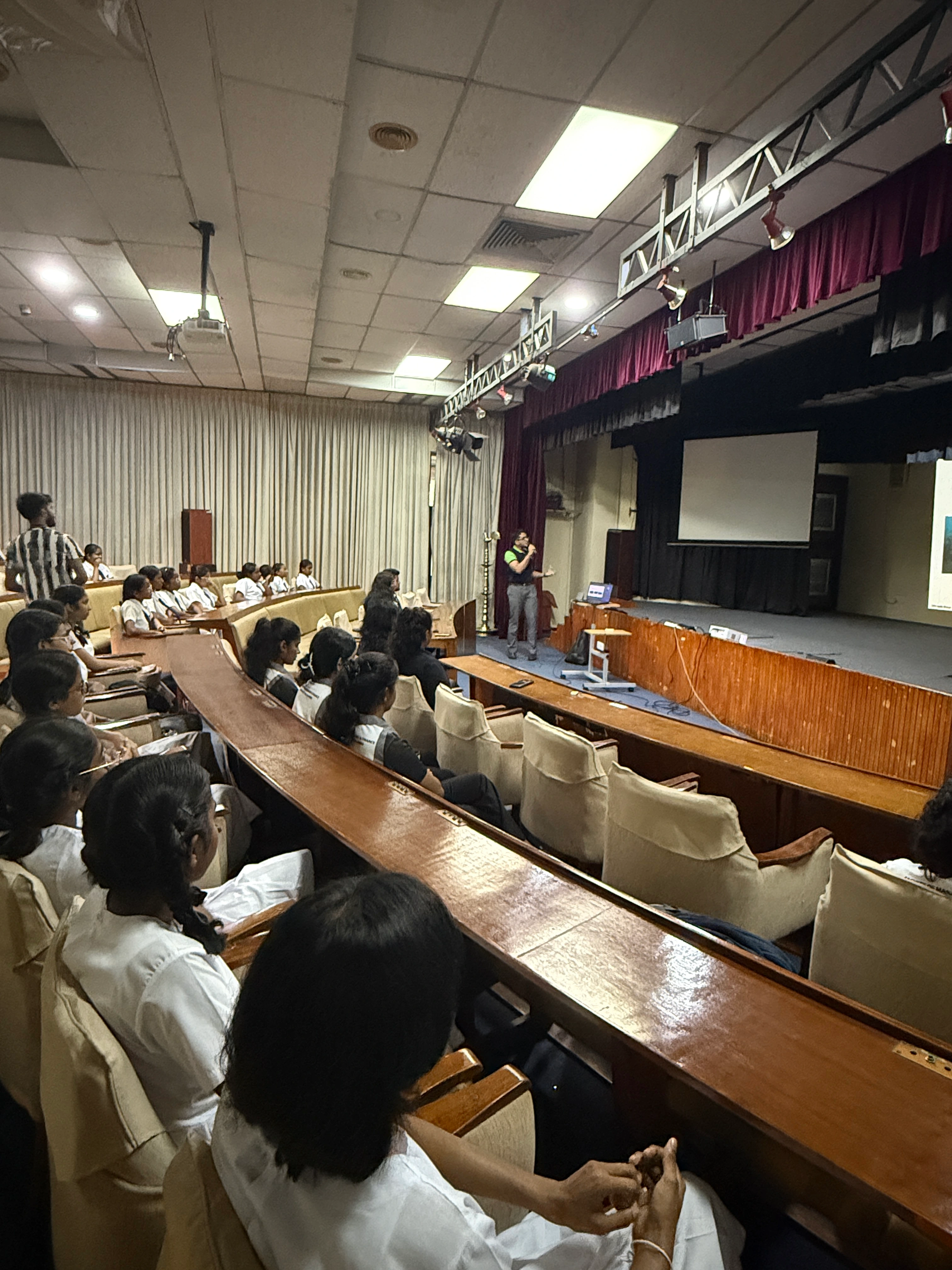 group of girls in awareness seminar