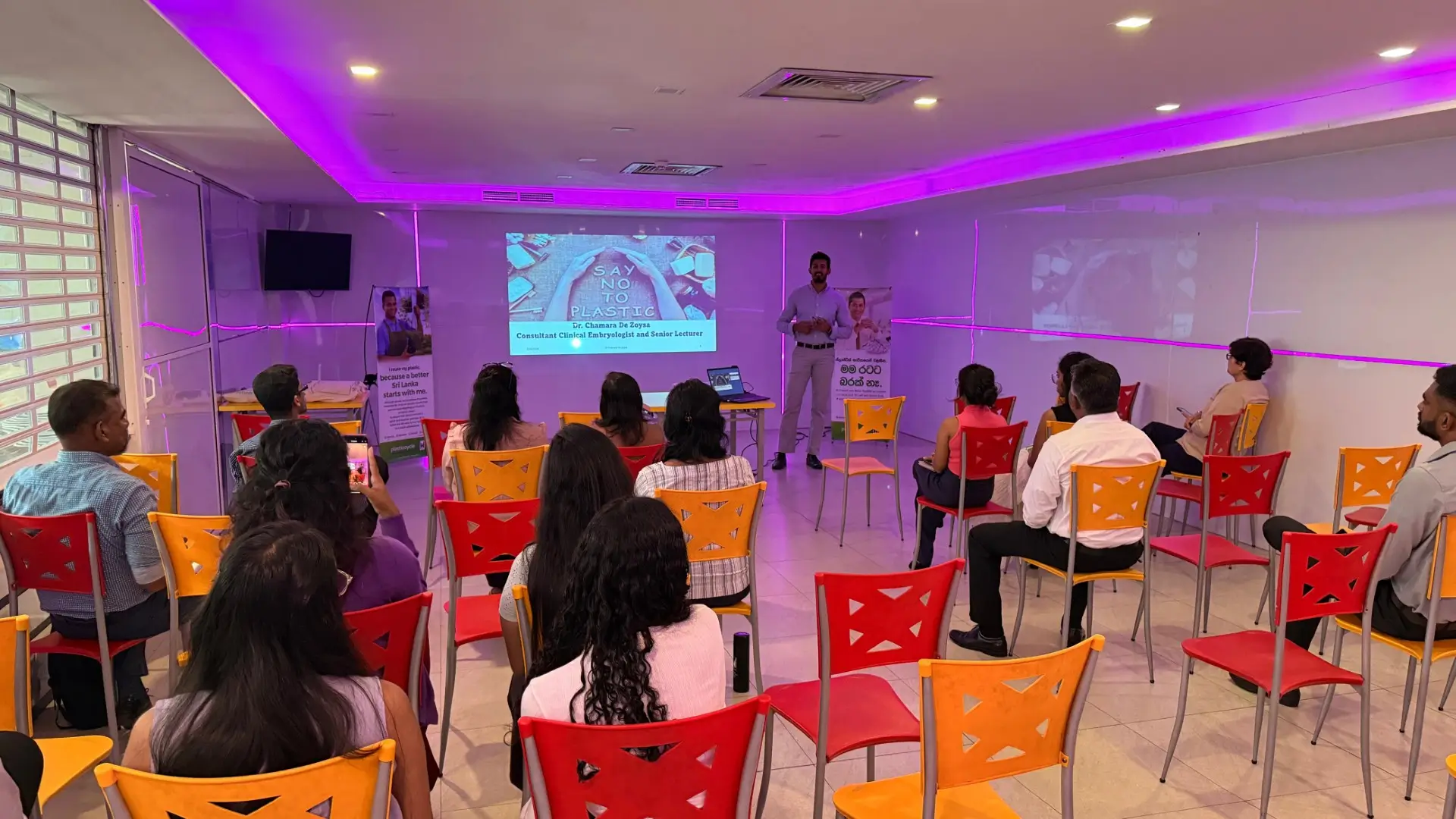 group of girls in awareness seminar