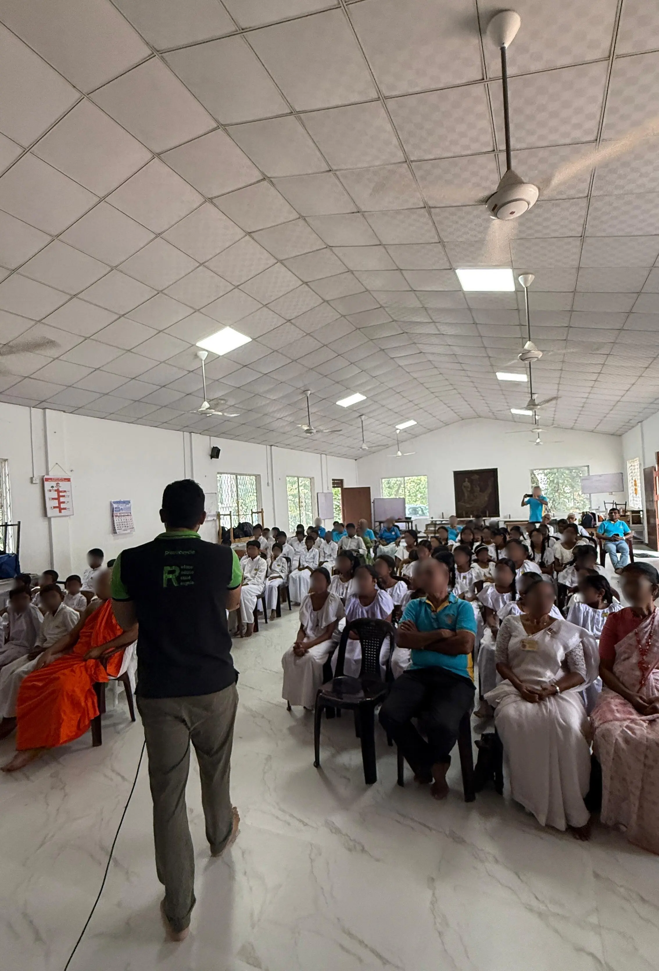group of girls in awareness seminar